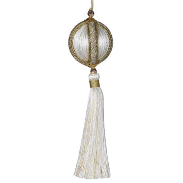 Ivory Tassel Bauble