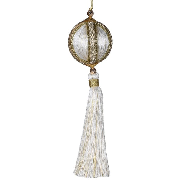 Ivory Tassel Bauble