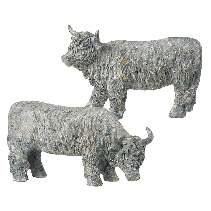Stone Coloured Highland Cow