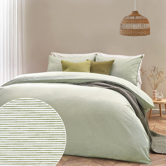 Heaton Stripe Duvet Cover Set