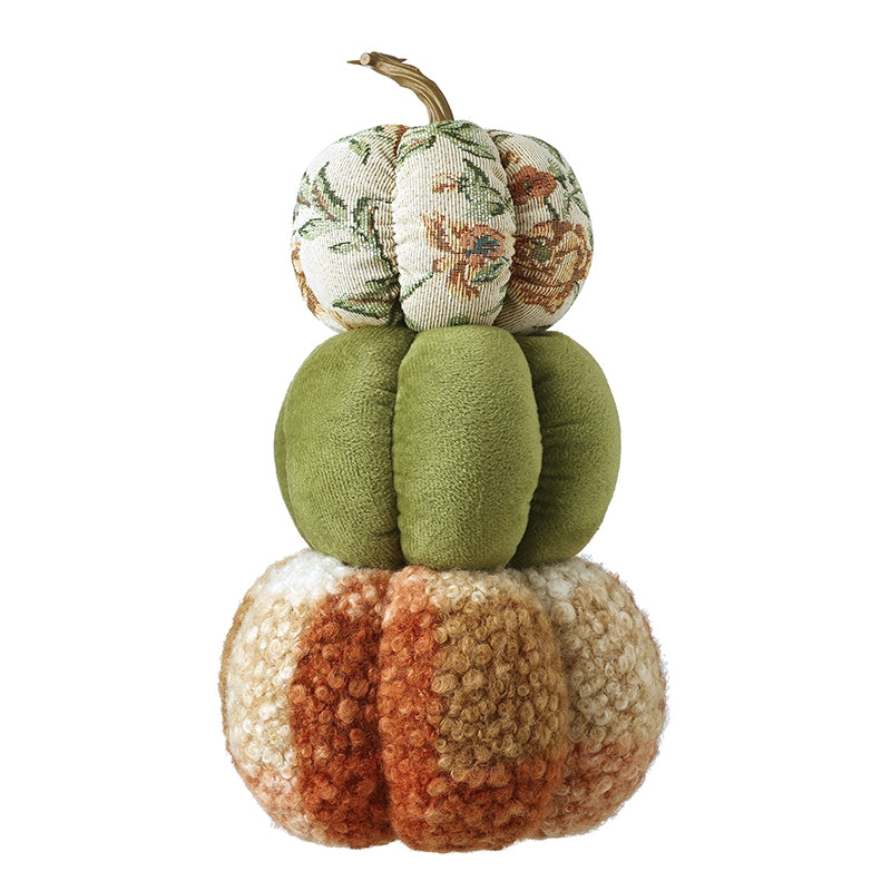 Fabric Pumpkins Stack