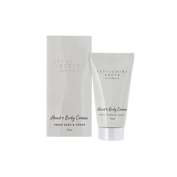 Fresh Sage & Cedar Hand & Body Cream Tube - RUTHERFORD & Co