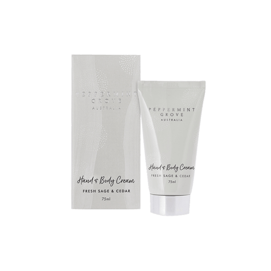 Fresh Sage & Cedar Hand & Body Cream Tube - RUTHERFORD & Co