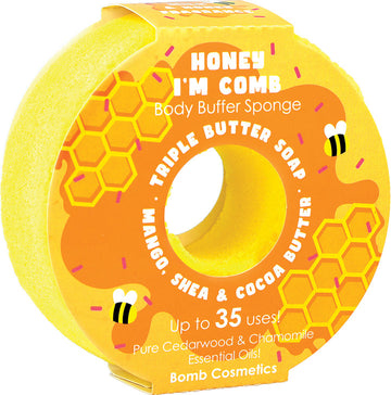 Honey I'm Comb Body Buffer Sponge