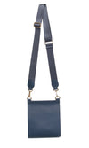 Alice Wheeler Seville Crossbody Handbag - Nappa Collection - Navy Blue