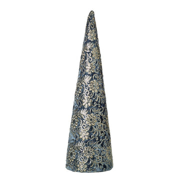 BLUE PATTERNED CONE