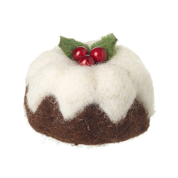 FELT CHRISTMAS PUDDING