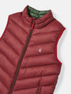 Crofton Berry Red Showerproof Quilted Gilet