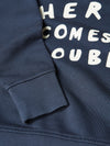 Sundaze Navy Blue Crew Neck Slogan Sweatshirt