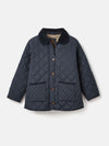 Mayberry Navy Quilted Jacket