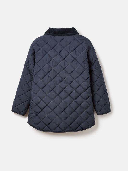 Mayberry Navy Quilted Jacket