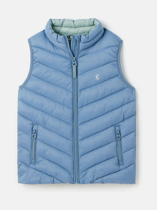 Crofton Blue Showerproof Quilted Gilet