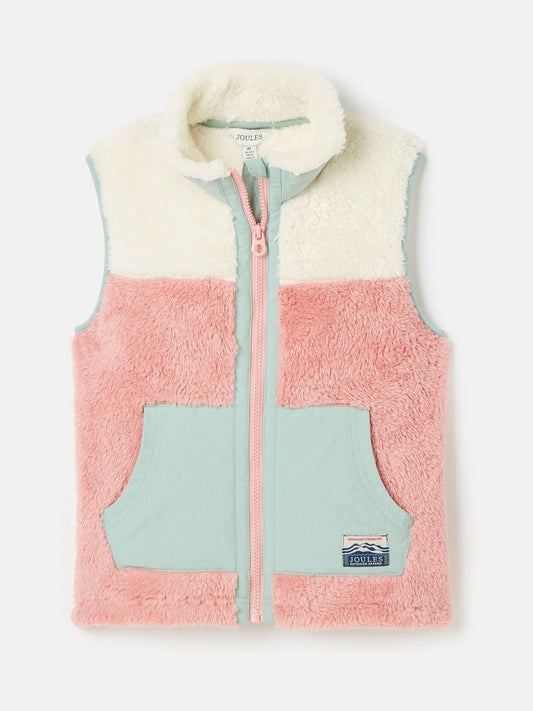 Always Cosy Colourblock Fleece Gilet