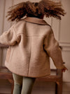 Sadie Natural Borg Fleece Jacket