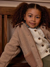 Sadie Natural Borg Fleece Jacket