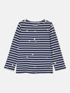 Harbour Navy Blue Long Sleeve Top