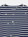 Harbour Navy Blue Long Sleeve Top