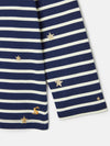 Harbour Navy Blue Long Sleeve Top