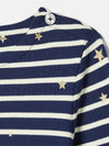 Harbour Navy Blue Long Sleeve Top