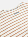 Jack Cream & Natural Stripe Artwork Top