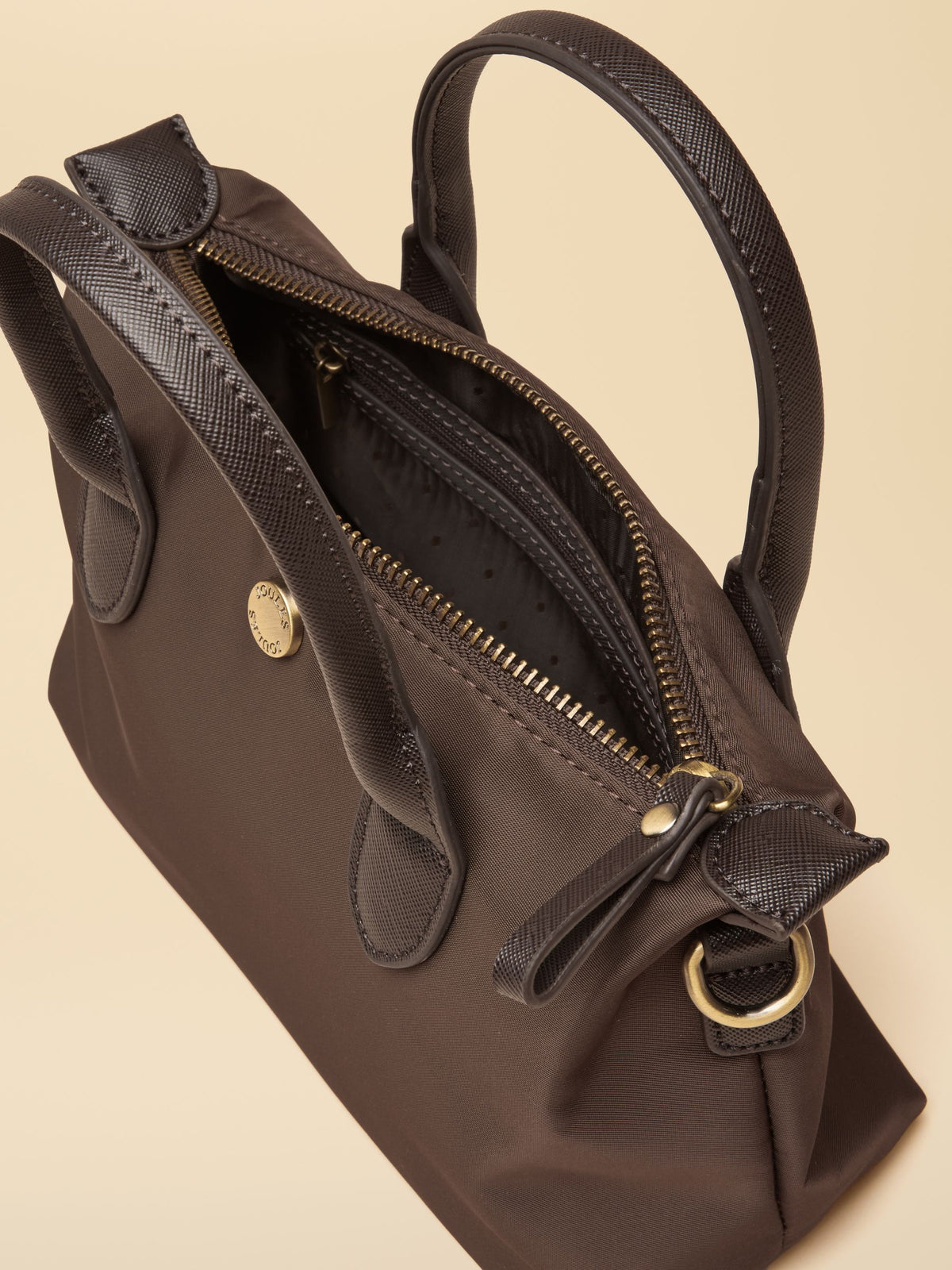 Crossbody Handbag - Chocolate Brown