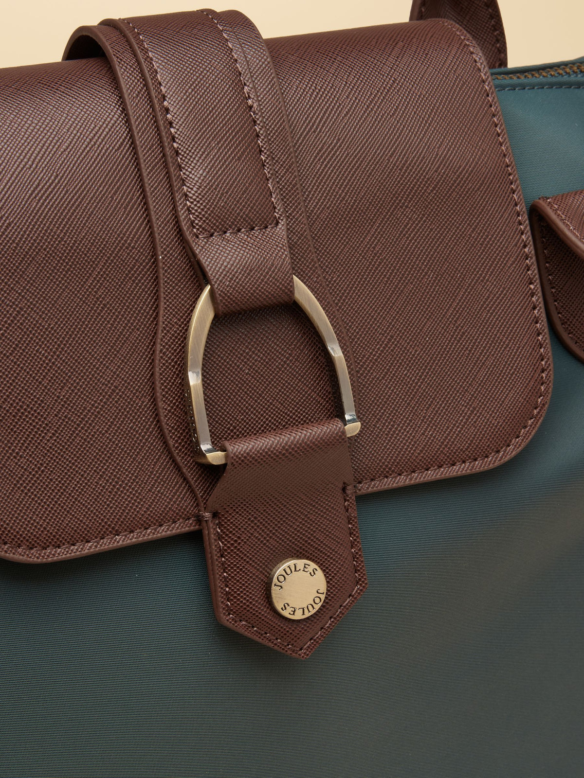 Edie Zip Top Shopper Bag - Bottle Green