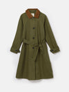 Epwell Green Waterproof Belted Trench Coat