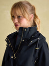 Fairford Navy Waterproof Raincoat with Hood