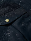 Fairford Navy Waterproof Raincoat with Hood