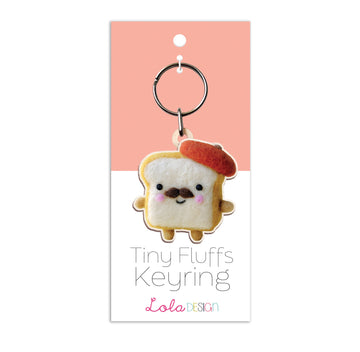 French Toast Keyring by Lola Design Ltd