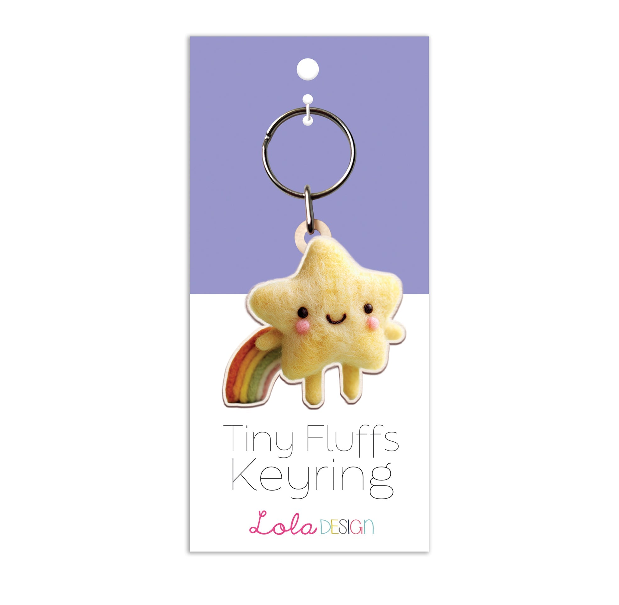 Shooting Star Keyring by Lola Design Ltd