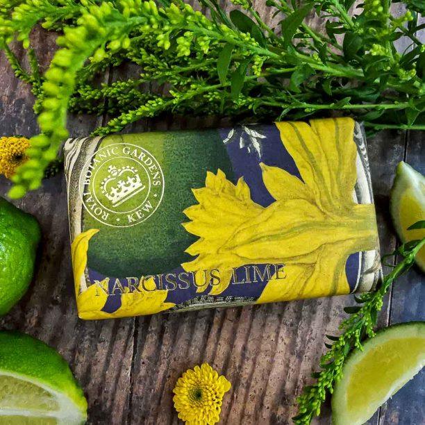 Kew Gardens Narcissus Lime Soap - 240g - RUTHERFORD & Co