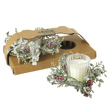 Foliage Tealight Candles