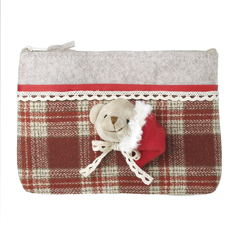 Santa Hat Teddy Purse