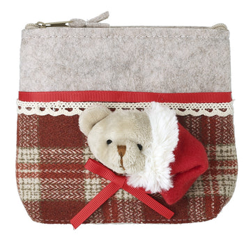 Santa Hat Teddy Purse