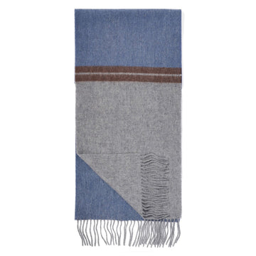 Failsworth Lambswool Scarf - Jeans Blue
