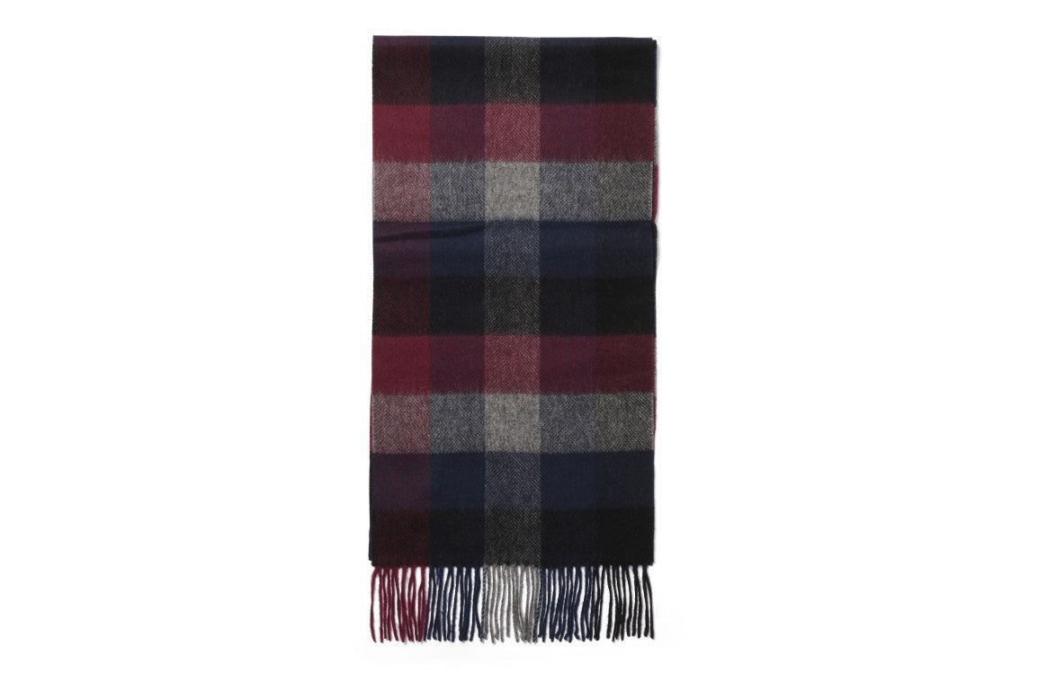 Lambswool Checked Scarf - 376