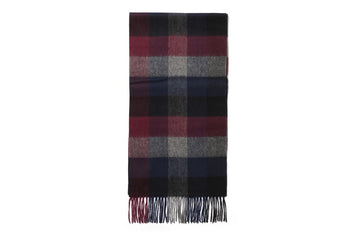 Lambswool Checked Scarf - 376