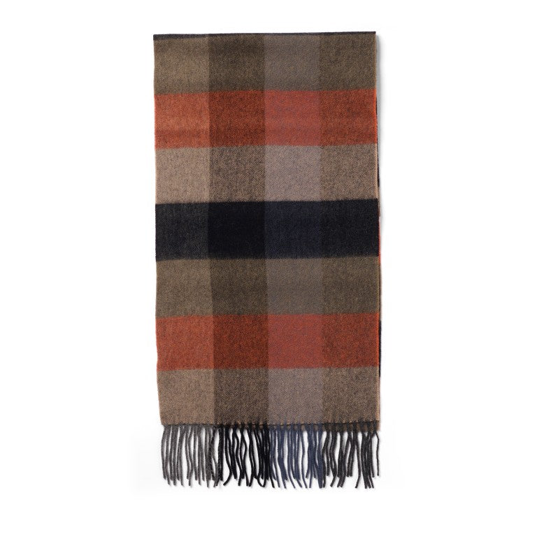 Lambswool Checked Scarf - 720