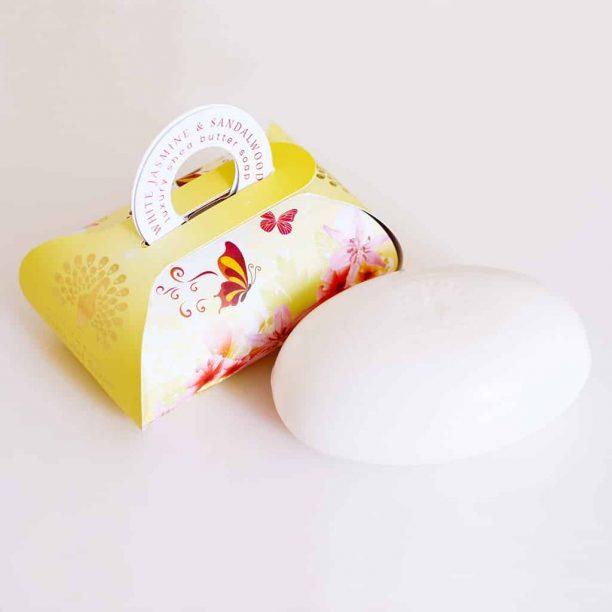 White Jasmine and Sandalwood Gift Soap - 260g - RUTHERFORD & Co