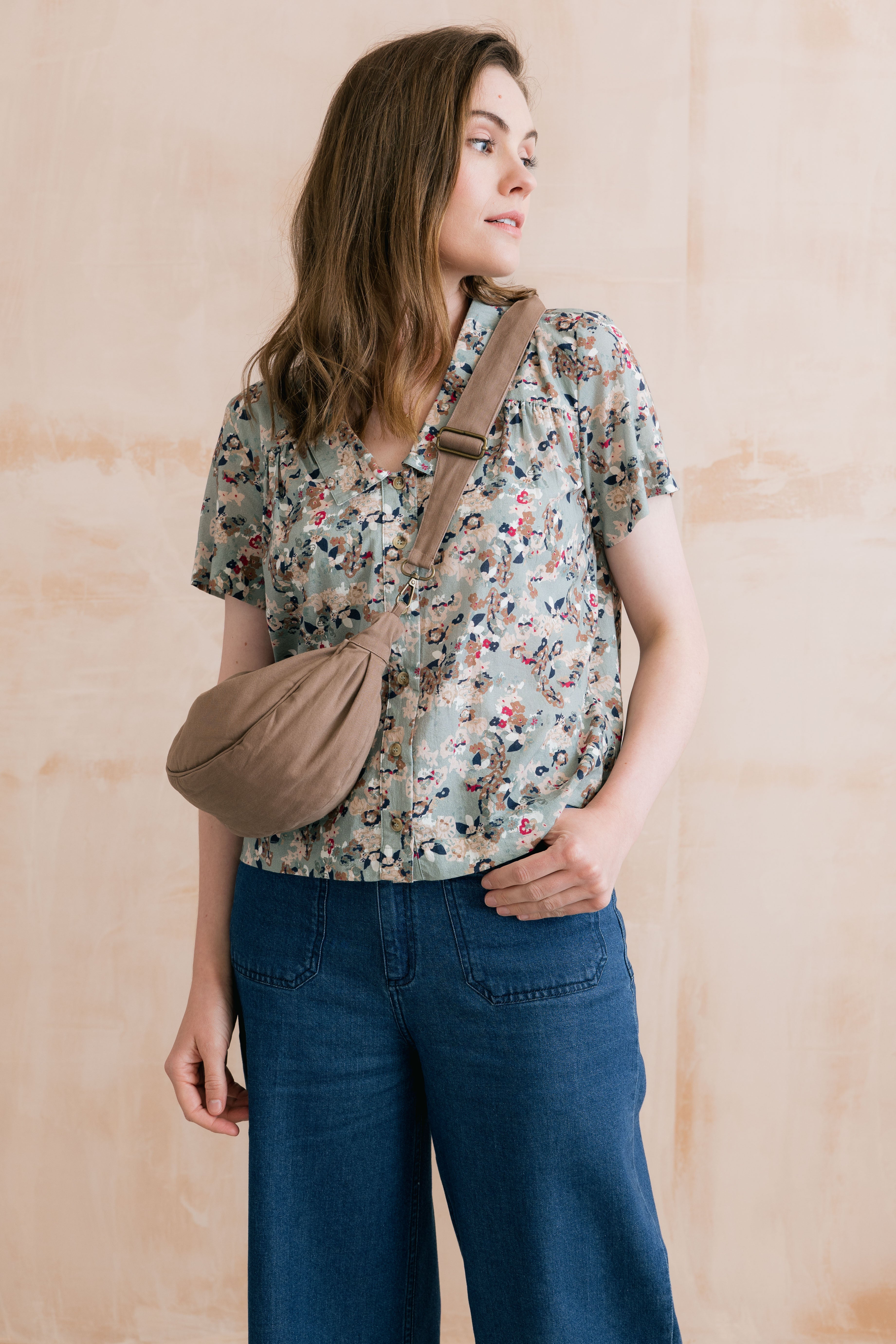 Lowlands Blouse Yarrow Ocean