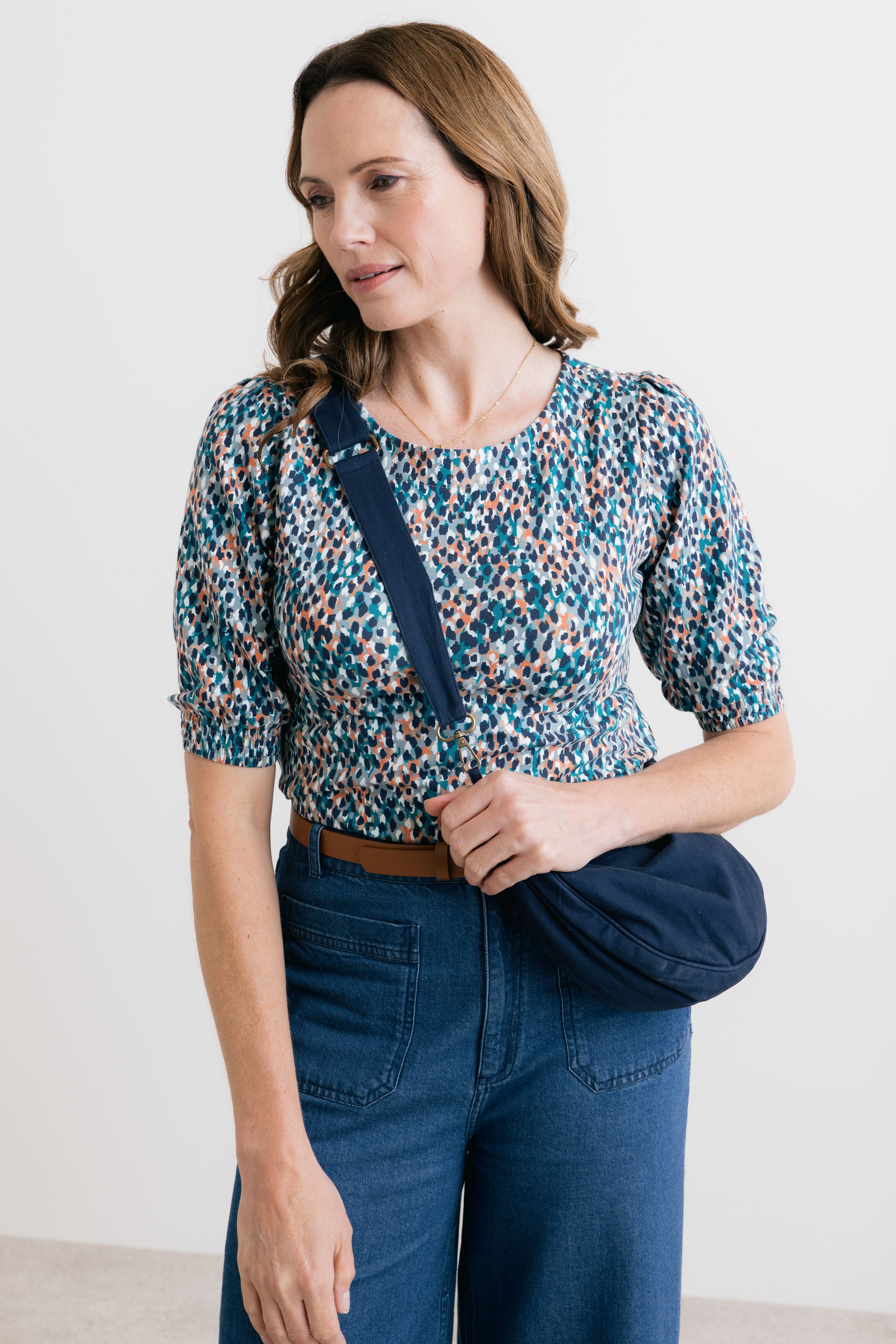 Crossbody Bag Twill Navy / Os