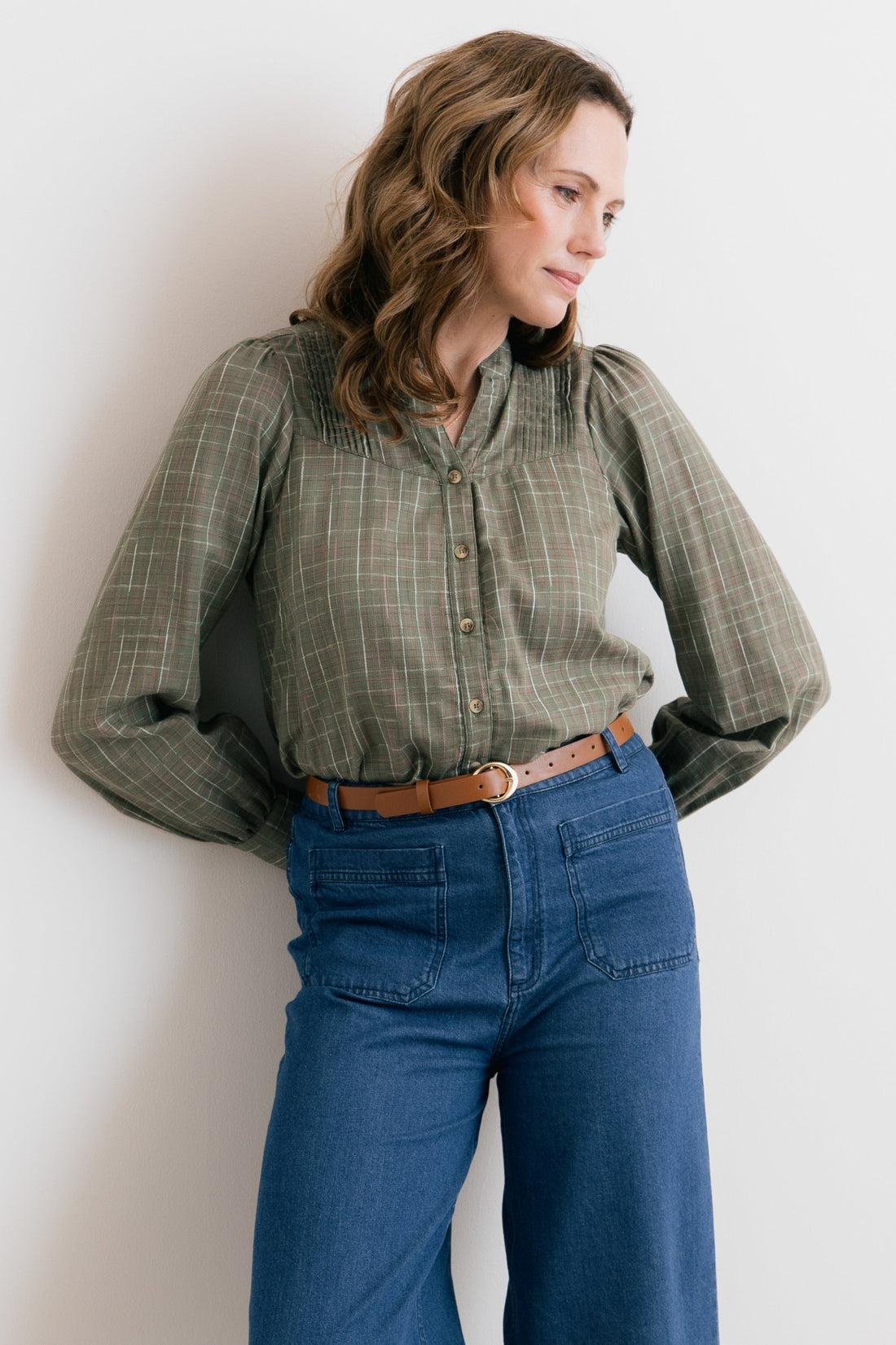 Poplar Blouse Multi Colour Check Multi
