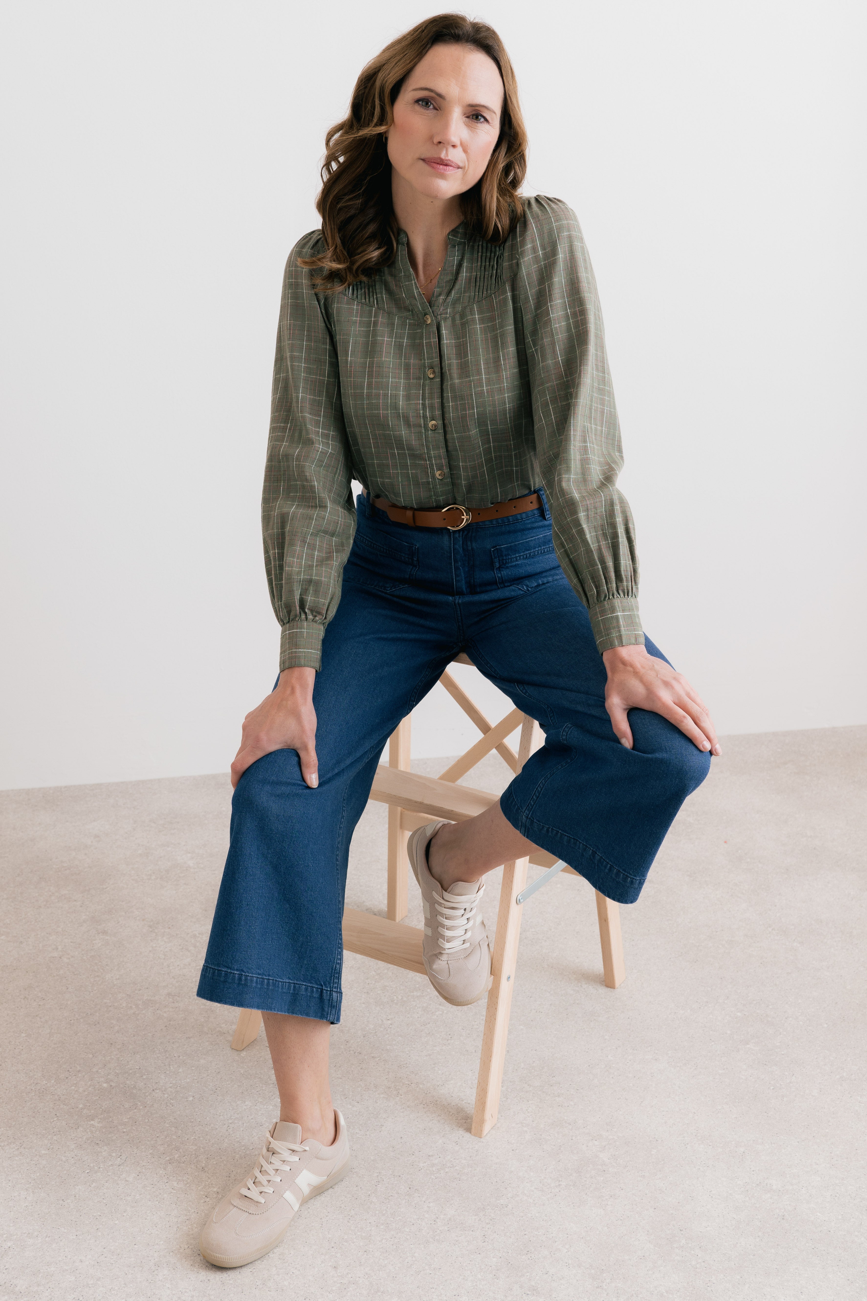 Poplar Blouse Multi Colour Check Multi