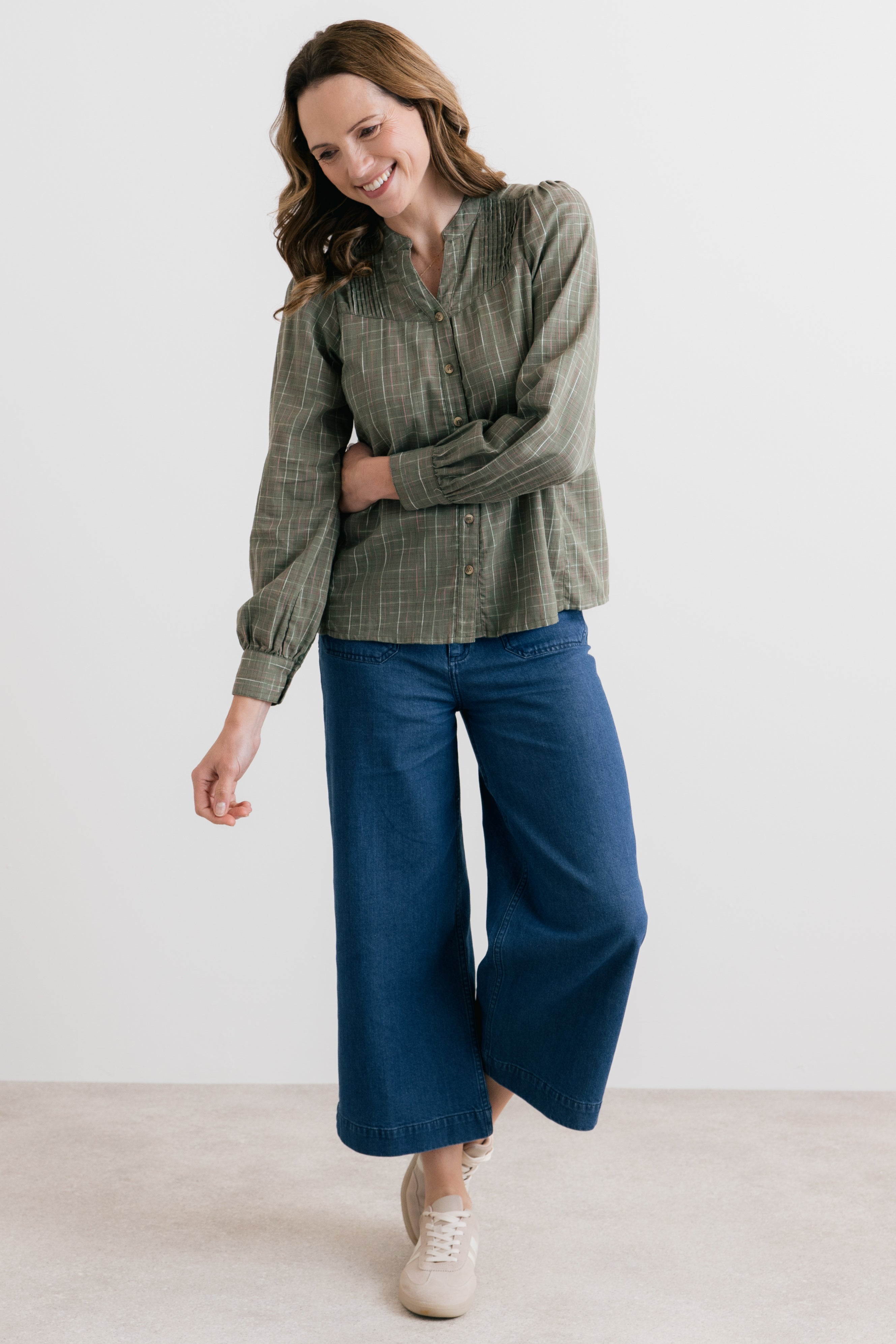 Poplar Blouse Multi Colour Check Multi