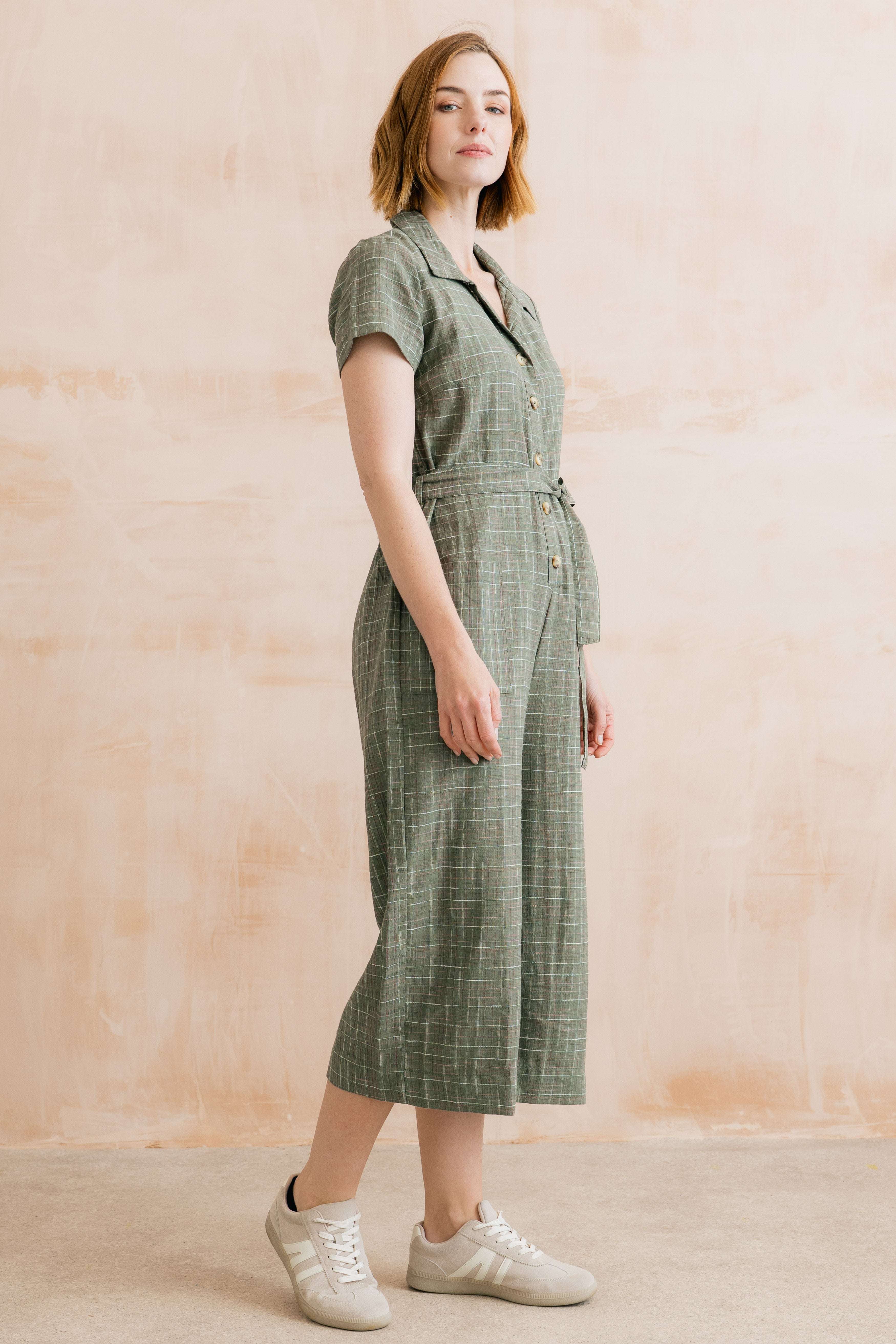 Josie Jumpsuit Multi Colour Check Multi
