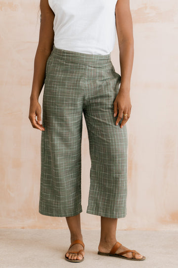 Greta Trouser Multi Colour Check Multi