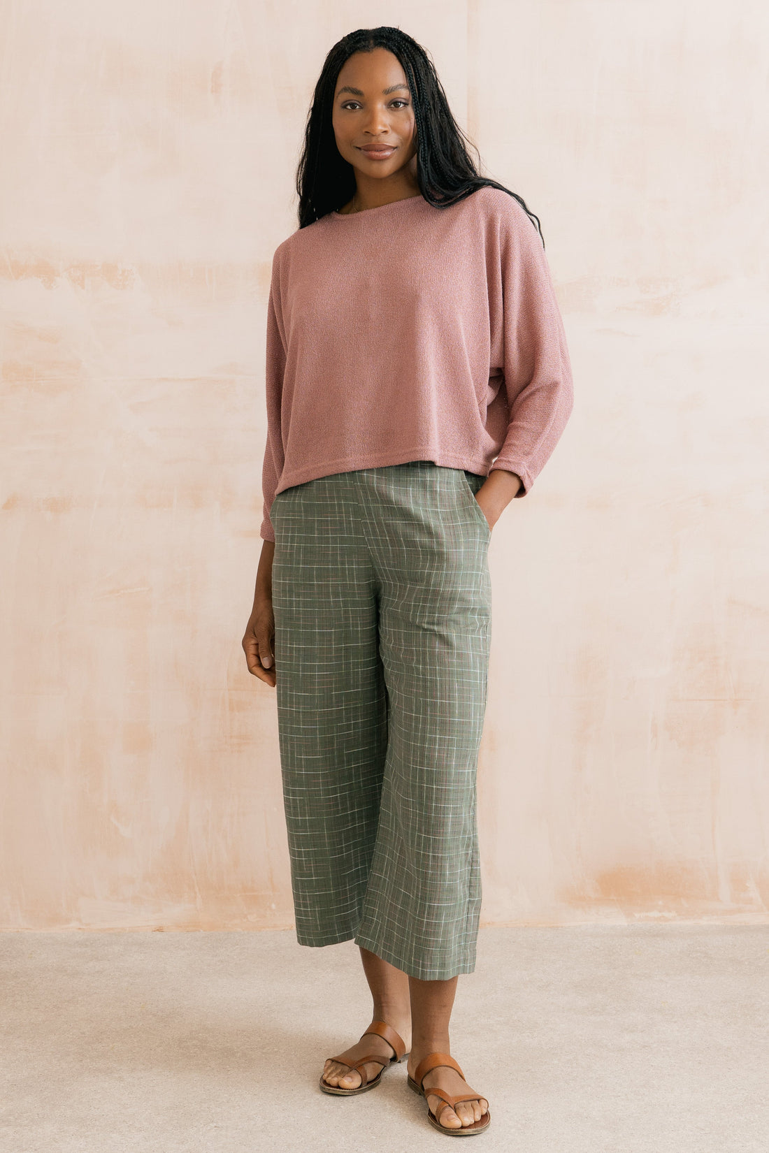 Greta Trouser Multi Colour Check Multi