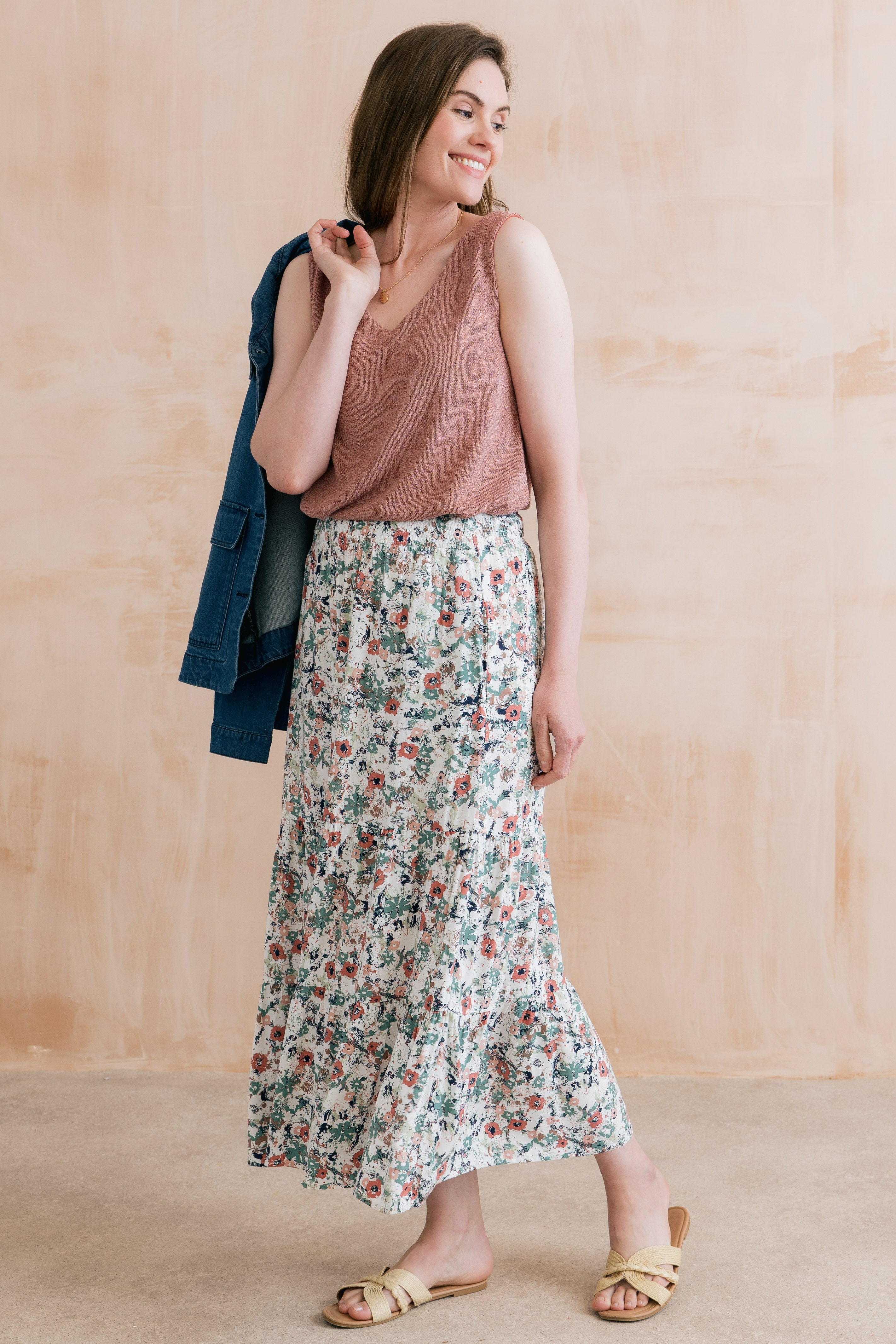 Evie Skirt Rewild Ecru
