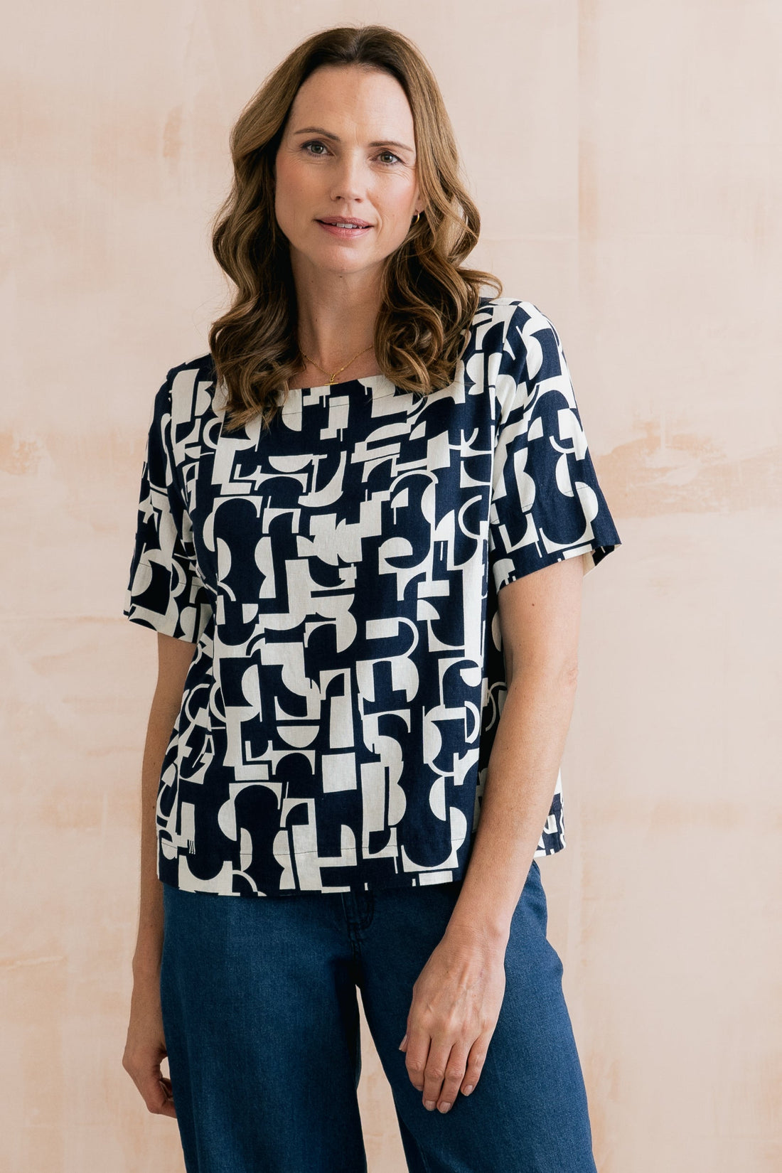 Bella Top Highline Navy